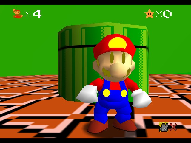 Super Mario 64 - Retro Graphics Screenthot 2